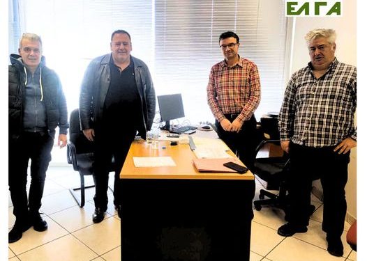 Στον Διευθυντή του ΕΛΓΑ Πατρών ο Αντιδήμαρχος Αγροτικής Ανάπτυξης, Κτηνοτροφίας και Αλιείας Γ. Βεσκούκης
