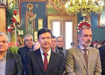 Στα Λουσικά Αχαΐας για τον εορτασμό του Αγίου Γρηγορίου του Θεολόγου ο Ανδρέας Κατσανιώτης