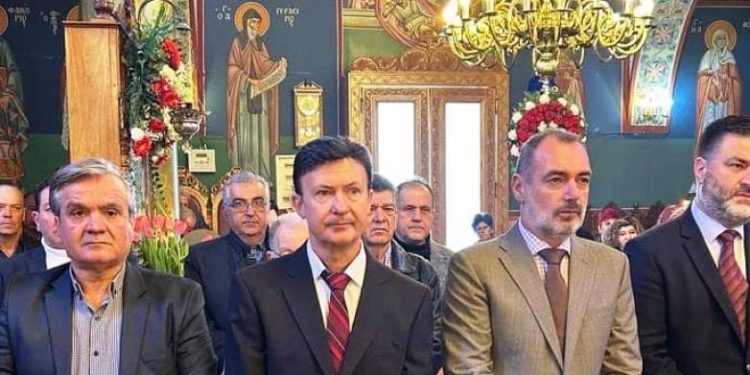 Στα Λουσικά Αχαΐας για τον εορτασμό του Αγίου Γρηγορίου του Θεολόγου ο Ανδρέας Κατσανιώτης