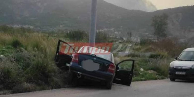 Πάτρα: Του …έφυγε το ΙΧ και καρφώθηκε σε κολώνα – Στο νοσοκομείο ο οδηγός