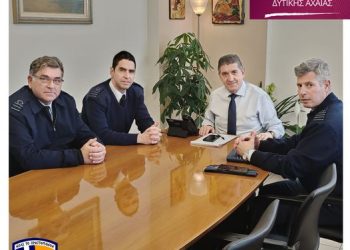 Συνάντηση Αλεξόπουλου με τον Διοικητή του ΕΡ.ΜΜ κ ΕΕ Αράξου