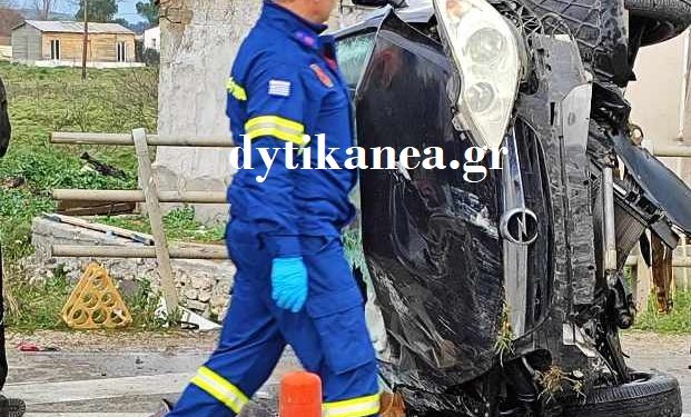 Πατρών – Πύργου: Σοβαρό τροχαίο στη νέα εθνική οδό στο ύψος των Σαγείκων – Τρεις τραυματίες – ΦΩΤΟ και ΒΙΝΤΕΟ