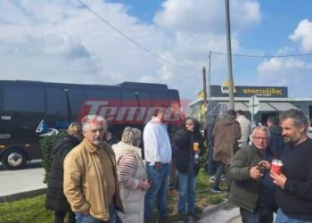 Ξεκίνησαν οι αγρότες από την Αχαΐα για το Σύνταγμα-Με λεωφορεία από Αίγιο, Πάτρα και Καλάβρυτα (ΦΩΤΟ & BINTEO)