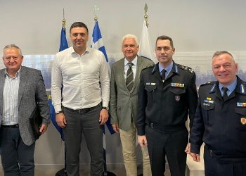 Συνάντηση του Αντιπεριφερειάρχη Π.Ε. Αχαΐας Φ. Ζαΐμη με τον Υπουργό Κλιματικής Κρίσης και Πολιτικής Προστασίας, Β. Κικίλια