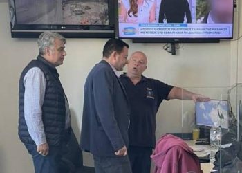 Στο επιχειρησιακό κέντρο του ΕΚΑΒ Δυτικής Ελλάδας ο Θ. Βασιλόπουλος