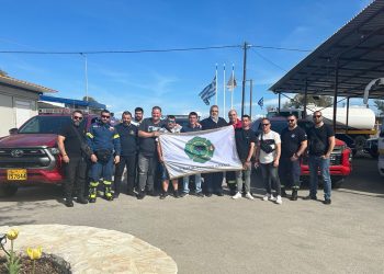 Το ΔΣ της Πανελλήνιας Ομοσπονδίας Εθελοντικών Οργανώσεων Δασοπροστασίας Πυρόσβεσης στην Αχαΐα