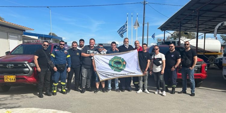 Το ΔΣ της Πανελλήνιας Ομοσπονδίας Εθελοντικών Οργανώσεων Δασοπροστασίας Πυρόσβεσης στην Αχαΐα