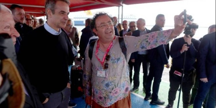 Ο Κυρ. Μητσοτάκης συναντήθηκε στην Μυτιλήνη με Τούρκους τουρίστες