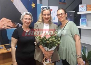 Ευρωεκλογές 2024: Στην Πάτρα η Ελεονώρα Μελέτη (ΦΩΤΟ)