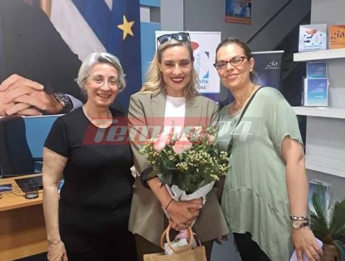 Ευρωεκλογές 2024: Στην Πάτρα η Ελεονώρα Μελέτη (ΦΩΤΟ)
