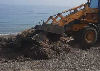 Συνεργεία του Δήμου καθάρισαν την παραλία του Αλισσού