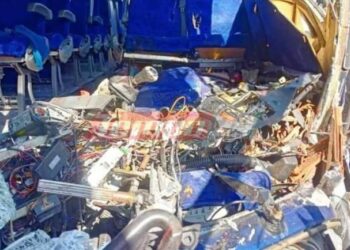 ΕΙΚΟΝΕΣ ΣΟΚ από το φονικό τροχαίο με το τουριστικό λεωφορείο – “Έλιωσε” η θέση του 31χρονου οδηγού!