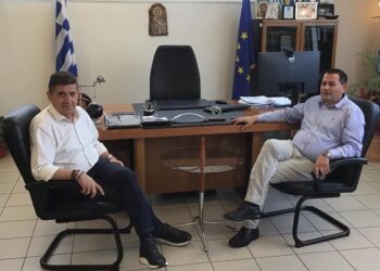 Συνάντηση Αλεξόπουλου με τον Αντιπεριφερειάρχη Θεόδωρο Βασιλόπουλο