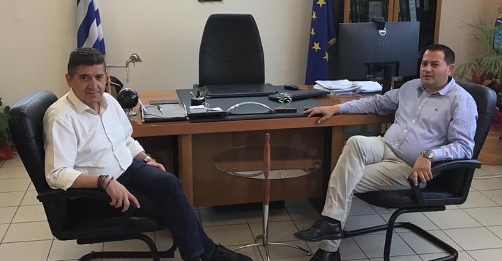 Συνάντηση Αλεξόπουλου με τον Αντιπεριφερειάρχη Θεόδωρο Βασιλόπουλο