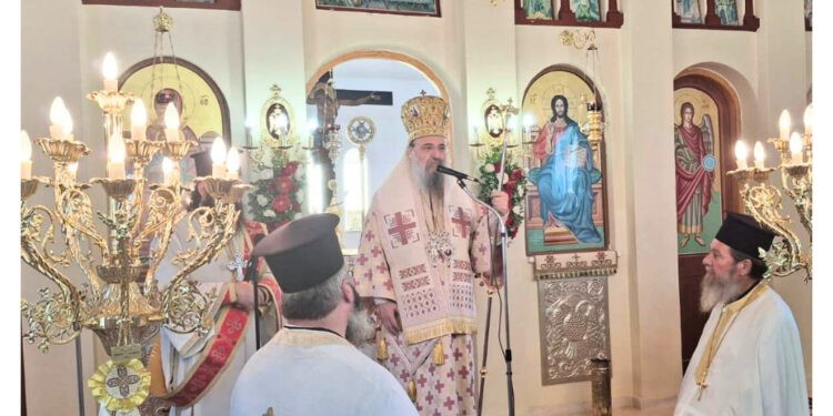 Στο Άνω Μαζαράκι ο Μητροπολίτης Πατρών Χρυσόστομος για την εορτή της Αγίας Παρασκευής