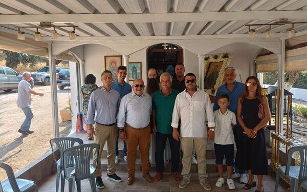 Στη γιορτή του Κρίνου ο Ανδρέας Ζαγαρέλος, εκπροσωπώντας τον Δήμαρχο