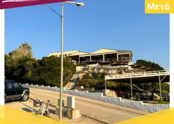 Φωτισμός στην παραλία των Νιφοραιίκων