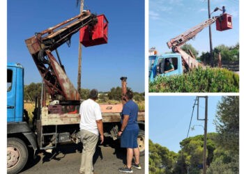 Δυτική Αχαΐα – Εργασίες για τον ηλεκτροφωτισμό στα χωριά