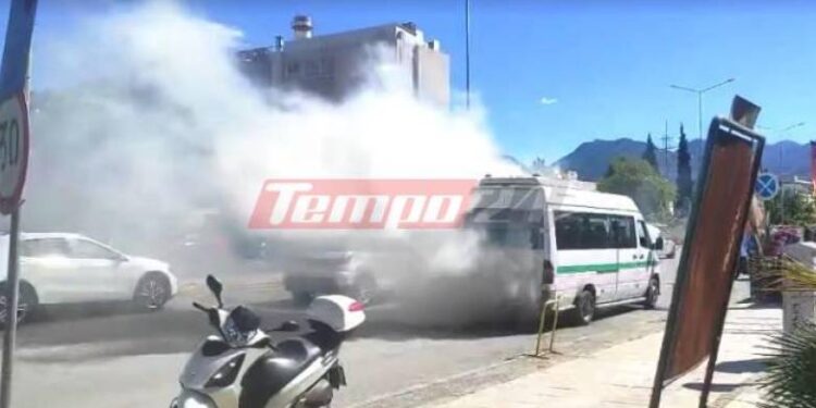 Πάτρα: Αναστάτωση έξω από τον “Άγιο Ανδρέα” – “Άρπαξε” βαν (ΦΩΤΟ – ΒΙΝΤΕΟ)