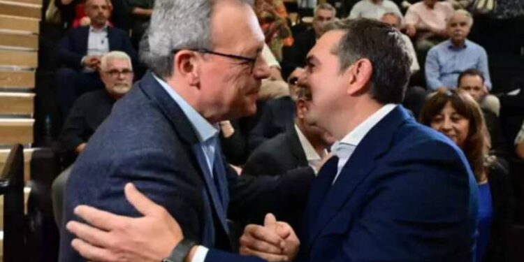 Ο Τσίπρας έδωσε χρίσμα στον Φάμελλο με μια αγκαλιά και «μπηχτές» σε Κασσελάκη