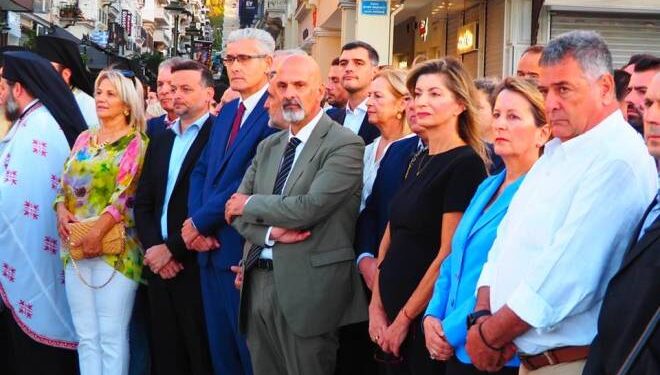 Στην επανακομιδή της Τιμίας Κάρας ο Χαράλαμπος Μπονάνος