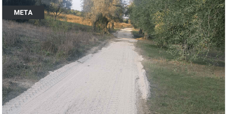 Χαλικοστρώνονται δρόμοι στον Κάτω Αλισσό