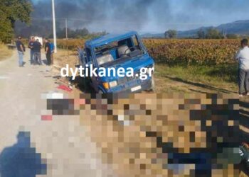 Απιδεώνα Αχαΐας: Πώς έγινε η τραγωδία με τους δύο νεκρούς και τους τραυματίες – ΦΩΤΟΓΡΑΦΙΕΣ