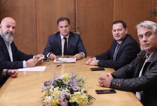 Συνάντηση του Αντιπεριφερειάρχη Θεόδωρου Βασιλόπουλου με τον Άδωνη Γεωργιάδη