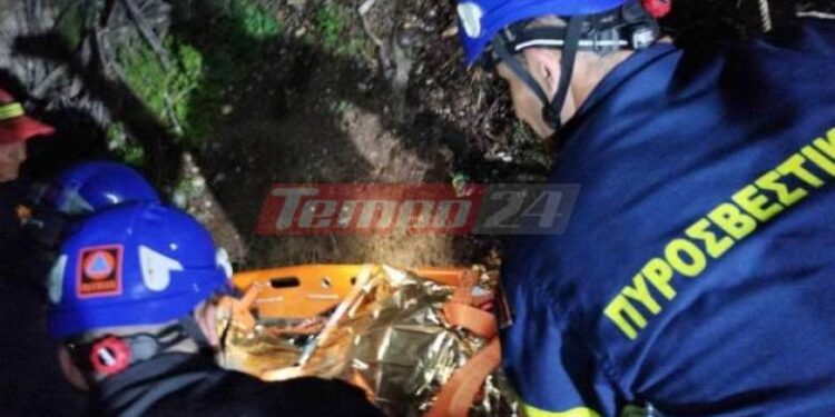 Αχαΐα: Νεκρός ανασύρθηκε ένας άνδρας από χαράδρα – Σε εξέλιξη οι έρευνες της αστυνομίας