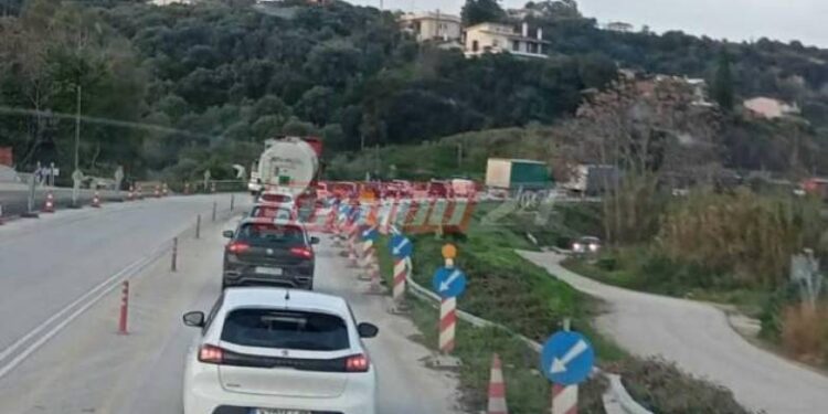 Πατρών – Πύργου: Δυτική Αχαΐα – Ουρές ταλαιπωρίας στην εθνική οδό λόγω έργων