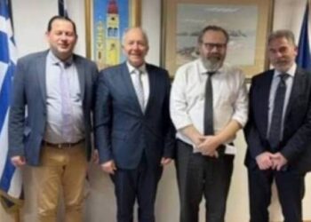 Συνάντηση του Αντιπεριφερειάρχη Θ. Βασιλόπουλου με τον Υφυπουργό Ναυτιλίας Στέφανο Γκίκα