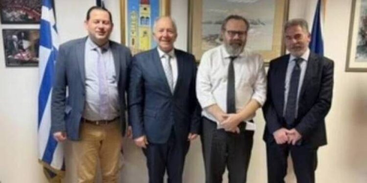 Συνάντηση του Αντιπεριφερειάρχη Θ. Βασιλόπουλου με τον Υφυπουργό Ναυτιλίας Στέφανο Γκίκα