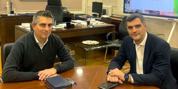 Ανδρέας Tσώκος: Συνάντηση με τον Υφυπουργό Οικονομίας Χρήστο Δήμα