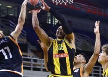 ΑΕΚ – Προμηθέας 91-71: Καταιγιστικοί οι «κιτρινόμαυροι» νίκησαν τους Πατρινούς για δεύτερη φορά