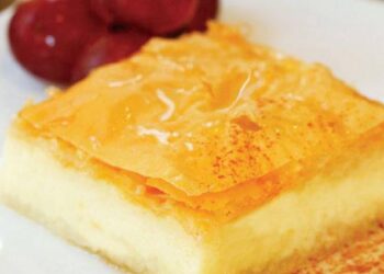 Γαλακτομπούρεκο σε κανταΐφι με άρωμα μαστίχας!