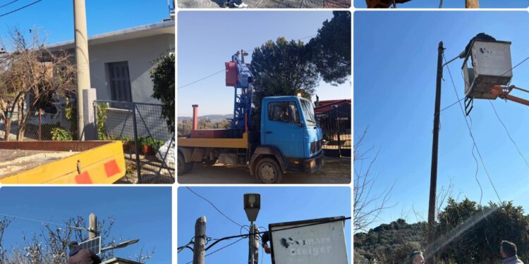 Καθημερινές παρεμβάσεις στον δημοτικό φωτισμό