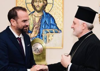 Ο Ν. Φαρμάκης στη Ν. Υόρκη: Επαφές με την ομογένεια και πρόσκληση για τον εορτασμό των 200 ετών από την Έξοδο του Μεσολογγίου, το 2026-ΦΩΤΟ