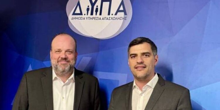 Ανδρέας Τσώκος: Συνάντηση με τον Πρόεδρο της ΔΥΠΑ Σπύρο Πρωτοψάλτη