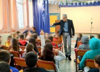 Ομιλία του Άγγελου Τσιγκρή για τη σχολική βία στο Λύκειο Κάτω Αχαΐας