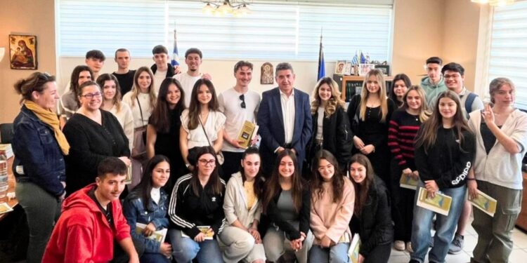 Δυτική Αχαΐα: Στο Δημαρχείο μαθητές από την Αυστρία στο πλαίσιο προγράμματος Erasmus +
