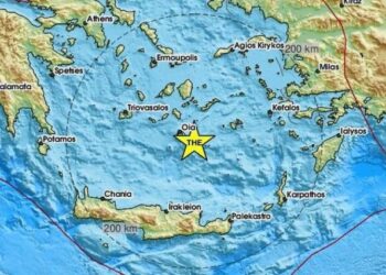 Νέος σεισμός μεταξύ Σαντορίνης και Ανάφης