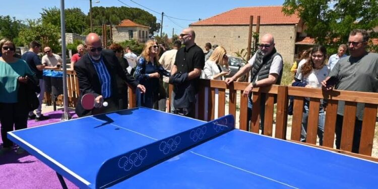 Πινγκ πονγκ έπαιξε στο Μαζαράκι ο Μπονάνος! ΦΩΤΟ