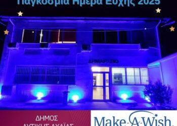 Πσιτ! Γιατί το Δημαρχείο έγινε “μπλε”;