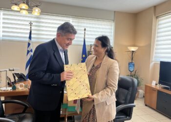 Την Πρέσβη της Λαϊκής Δημοκρατίας του Μπαγκλαντές στην Ελλάδα, Nahida Rahman Shumona υποδέχθηκε ο Γρηγόρης Αλεξόπουλος