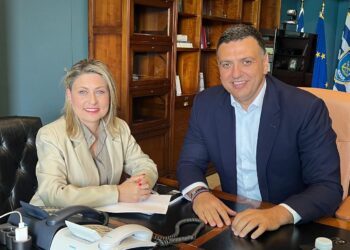 Αλεξοπούλου: Επέκταση των έργων για τη διάβρωση των ακτών σε όλη την  Αχαΐα – Συνάντηση με τον Β. Κικίλια