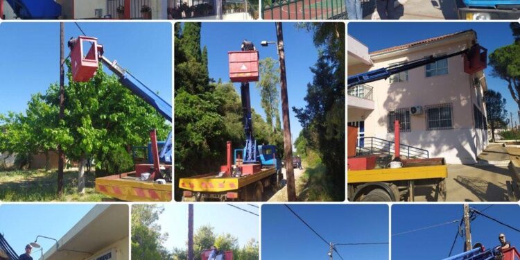 Ο δήμος άλλαξε τα … φώτα σε Αλισσό, Σαντομέρι και Άρλα