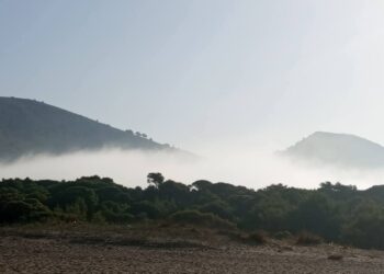 Περίεργη… ομίχλη στη Δυτική Αχαΐα – Δείτε απόκοσμες εικόνες από την παραλία της Καλογριάς – ΦΩΤΟ