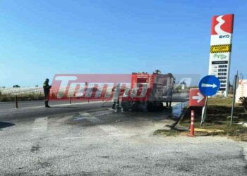 Πατρών – Πύργου: Φωτιά σε ΙΧ δίπλα από βενζινάδικο (ΦΩΤΟ)