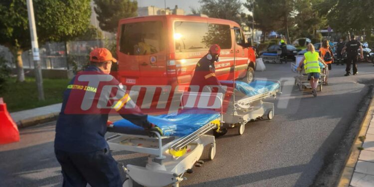 Υπό έλεγχο η φωτιά στο ΓΝ “Άγιος Ανδρέας” Πάτρας – Ακόμα εκκενώνονται κλινικές – Αποπνικτική η κατάσταση – «Για προληπτικούς λόγους μετακινούμε ασθενείς», λέει ο Γεωργιάδης – ΔΕΙΤΕ ΦΩΤΟΓΡΑΦΙΕΣ από την επιχείρηση απομάκρυνσης του εξοπλισμού
