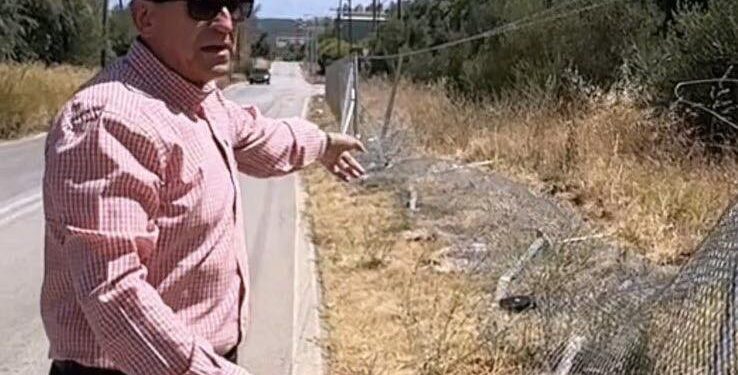 Τί έχει γίνει με την περίφραξη που έκανε η ΕΤΒΑ – ΒΙΠΕ; Καταγγελία του δημάρχου – ΦΩΤΟ